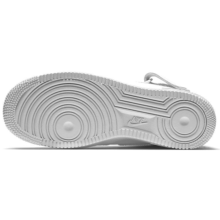 Nike Air Force 1 Mid 07 Кожаные Тройной Белый Женские 366731-100