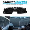 Dashboard Cover Mat Dash Mat Compatible with 2025 2024 2023 2022 Ford Maverick,Polyester Dashboard Cover Sun Shade Pad,Suede Car Anti-Slip Dash Board