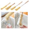 Cup Brush Long Wooden Handle Bottle Brush Nylon Cleaning Brushes Infant Feeding Bottles Cleaner Kitchen Artifact Cleaning Tools