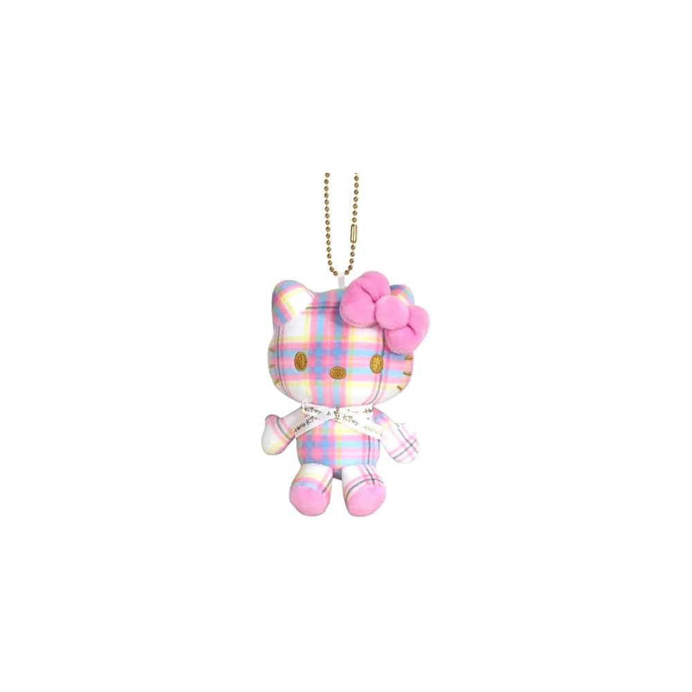 Hello Kitty Тартэн Белый Коллекция Маскотов Плюшевая Игрушка 199119-24