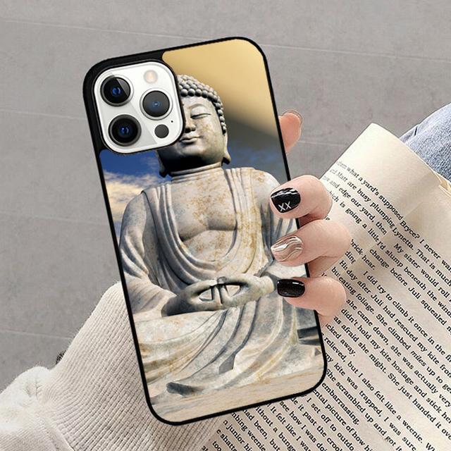 Осенний красочный чехол-бампер с Буддой для iPhone 17 Air 16 16e 15 12 11 13 14 Pro Max Apple Plus Coque