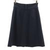 FOXEY NEW YORK Made In Japan Midi Length Wrap Skirt 40 Dark Blue Women Used