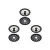 Gaona Sink Drain Replacement 8cm Chrysanthemum Split Mini 3 [Bulk Purchase] Set, Cover, Lid, Rental, Kitchen, Pieces, GA-PB060