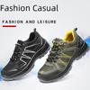 Breathable Mesh Steel Toe Safety Shoes: Fashionable, Anti-Smash, Anti-Puncture, Wear-Resistant Protective Footwear for Work.
