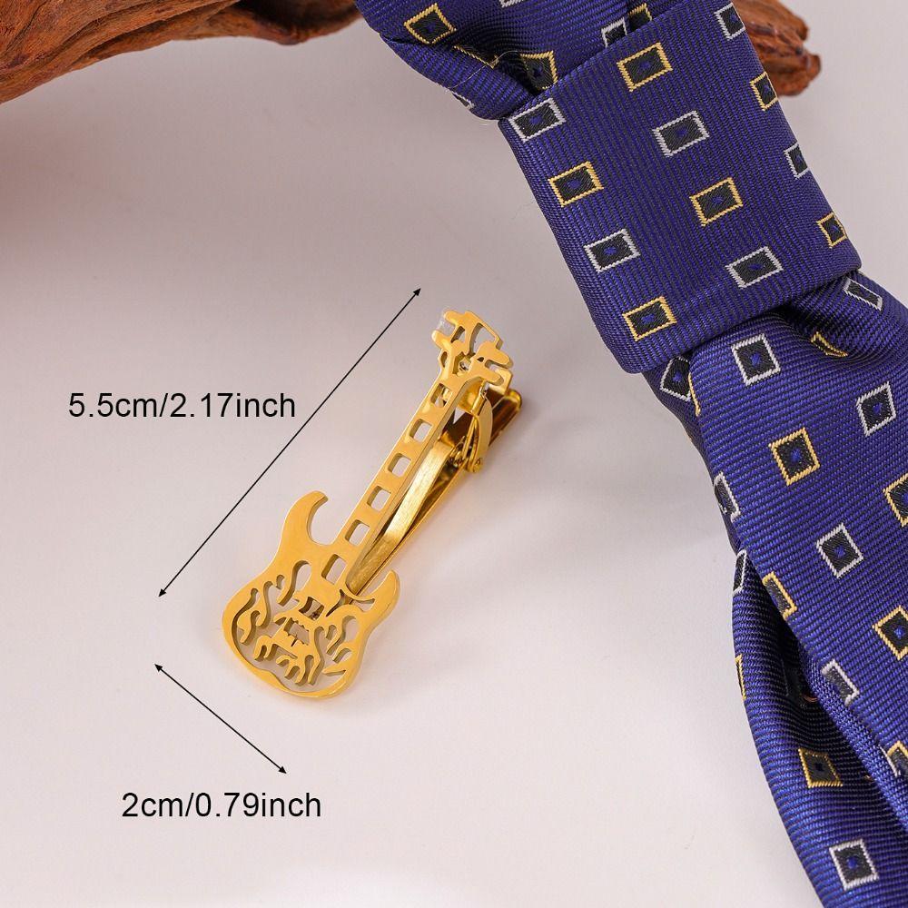 Инструмент Ноты Галстук Булавка Скрипичный ключ Фортепиано Пряжка для галстука Гитара Зажим для галстука Концертные аксессуары