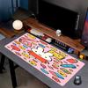 Miffy Print Mouse Pad, Anti‑Slip Desktop keyboard Mat, for PC Laptop Gaming Working Daily Use, Cool Festival Surprise Gift