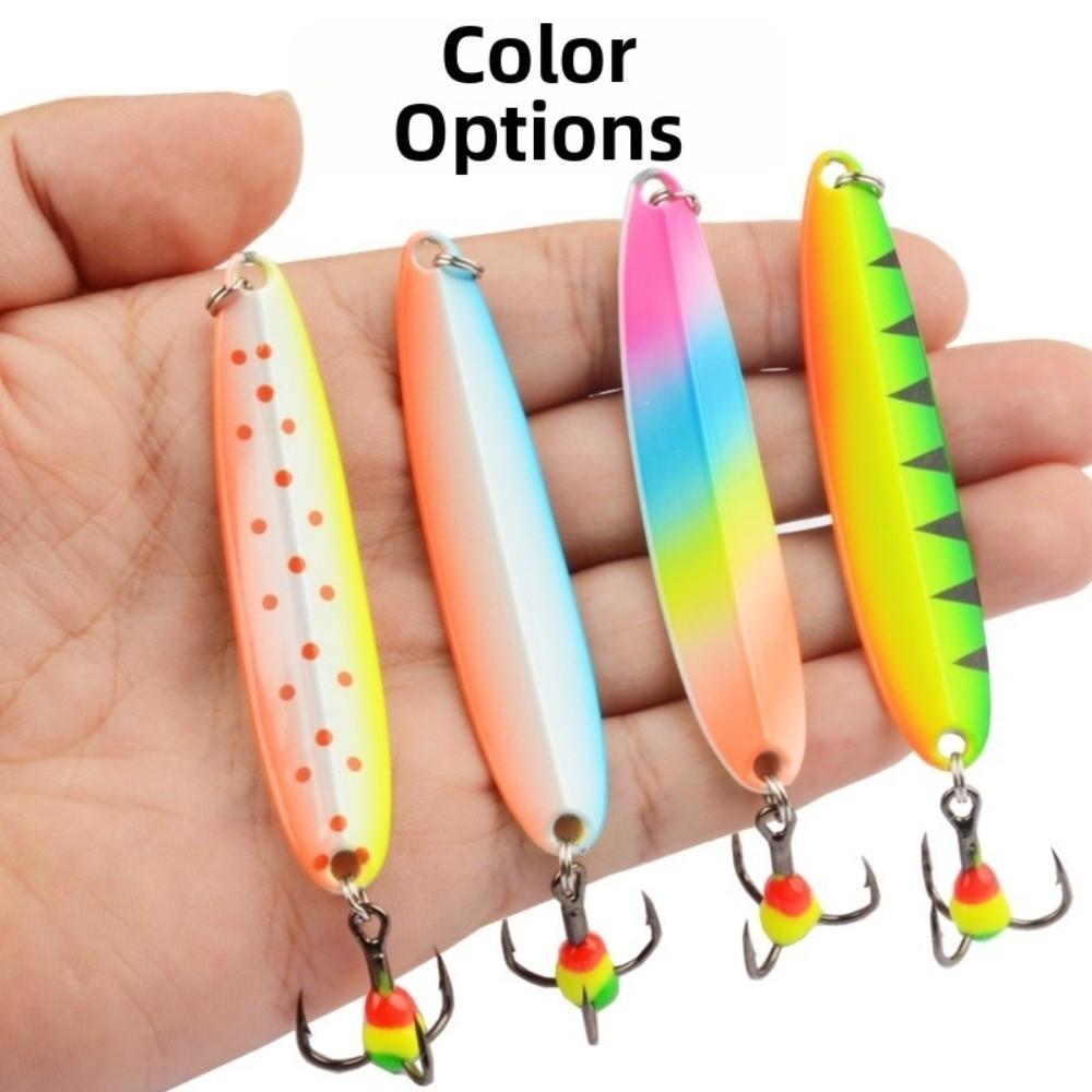 Metal Material Hard Bait Lure Micro Size Spoon Shape Lure Micro Object Bait Freshwater Fishing