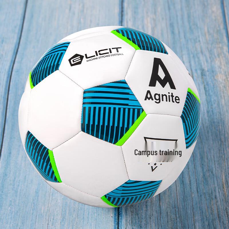 Deli Angernite Size 5 Machine-Stitched PVC Soccer Ball