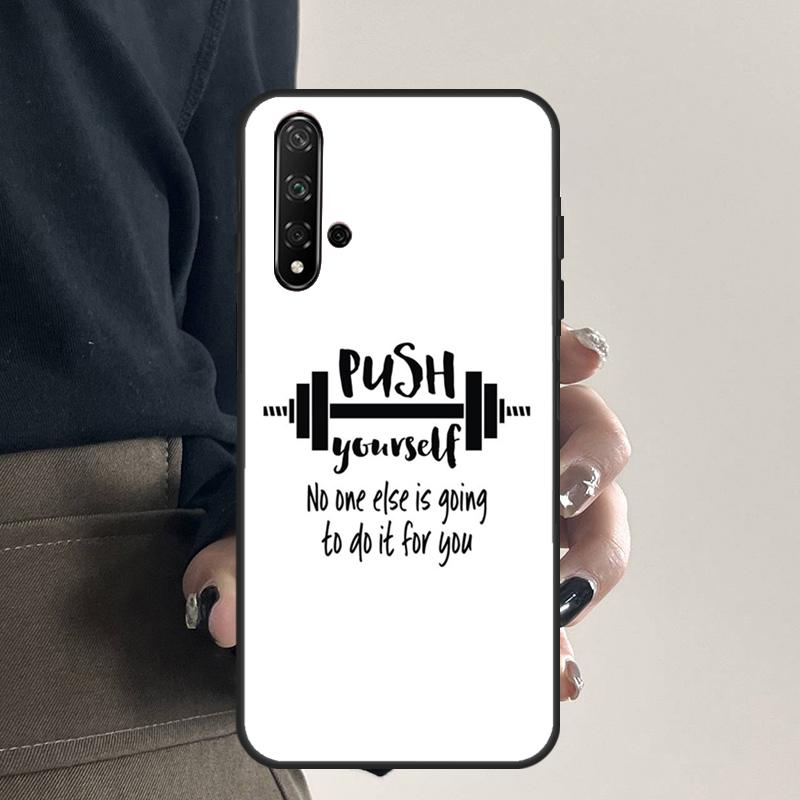 Фитнес Тренировка Спортзал Для Huawei Nova 9 10 SE 5T 12s 12i 11i Y91 Y90 Y60 Y70 Y72 Y61 P20 P40 P30 Lite P60 Pro Чехол