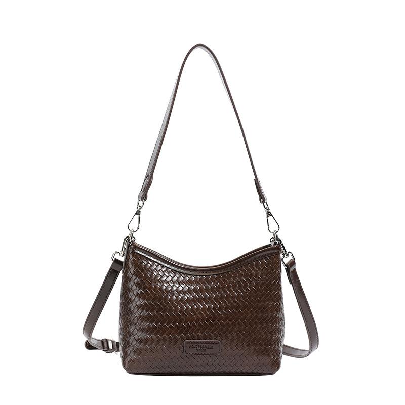 В этом году популярная маленькая сумка под мышкой женская летняя универсальная 2025 новая ретро сумка через плечо, популярная сумка-ведро