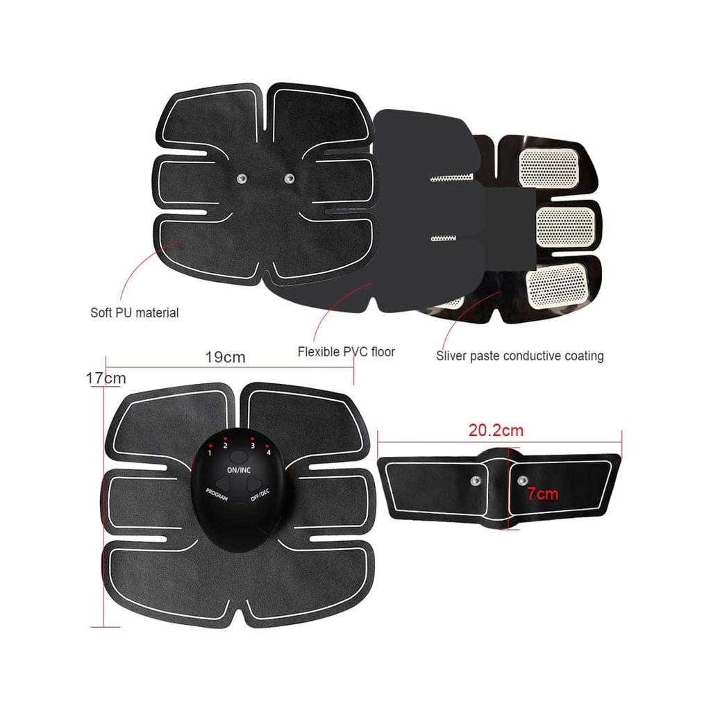 EMS Fitness Abdominal Device Rechargeable Exercise Abdominal Consolidator Abdominal Muscle And Abdominal Muscle Patch
