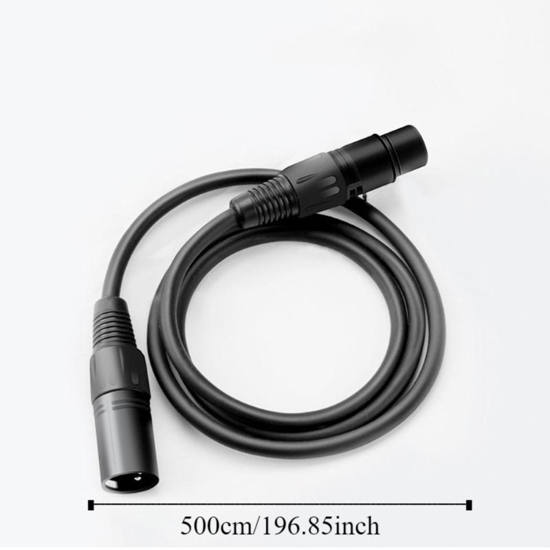 Кабель сигнала 3-контактный папа-мама Адаптер XLR папа-мама Балансная линия Микрофонные принадлежности