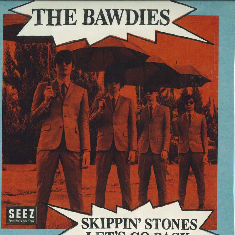 7-дюймовая пластинка BAWDIES - Skippin' Stones / Let's Go Back BAWDU001 Disk Union 2020 Япония Японская поп/рок