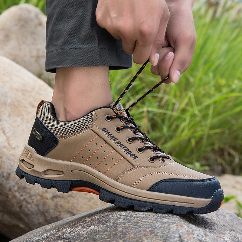 Уличная обувь для бездорожья. Уличная туристическая обувь. Дышащая мужская обувь. Нескользящая износостойкая подошва. Удобная внутренняя дышащая верхняя часть.