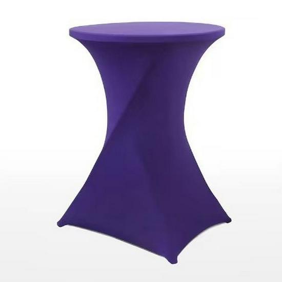 Стрейч Чехол для Коктейльного Стола, Высокая Круглая Скатерть для Барного Стола, Чехол для Банкетного Стола