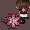 Fashion Flower Large Clip Mom Hair Accessories Hair Clips Simple Rhinestone Diamond Plate Hair Duckbill Clip