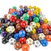 Multi-sided Dice 17.7mm TRPG DND Digital Dice Game Set 12 Sided 10 Pieces for Board Games