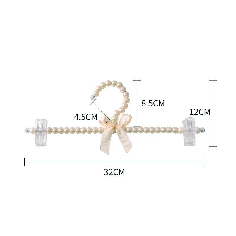 1/2 шт. вешалки для одежды с жемчужными бусинами, элегантная вешалка для свадебных платьев и брюк, органайзер для хранения пальто в шкафу, стандартные вешалки