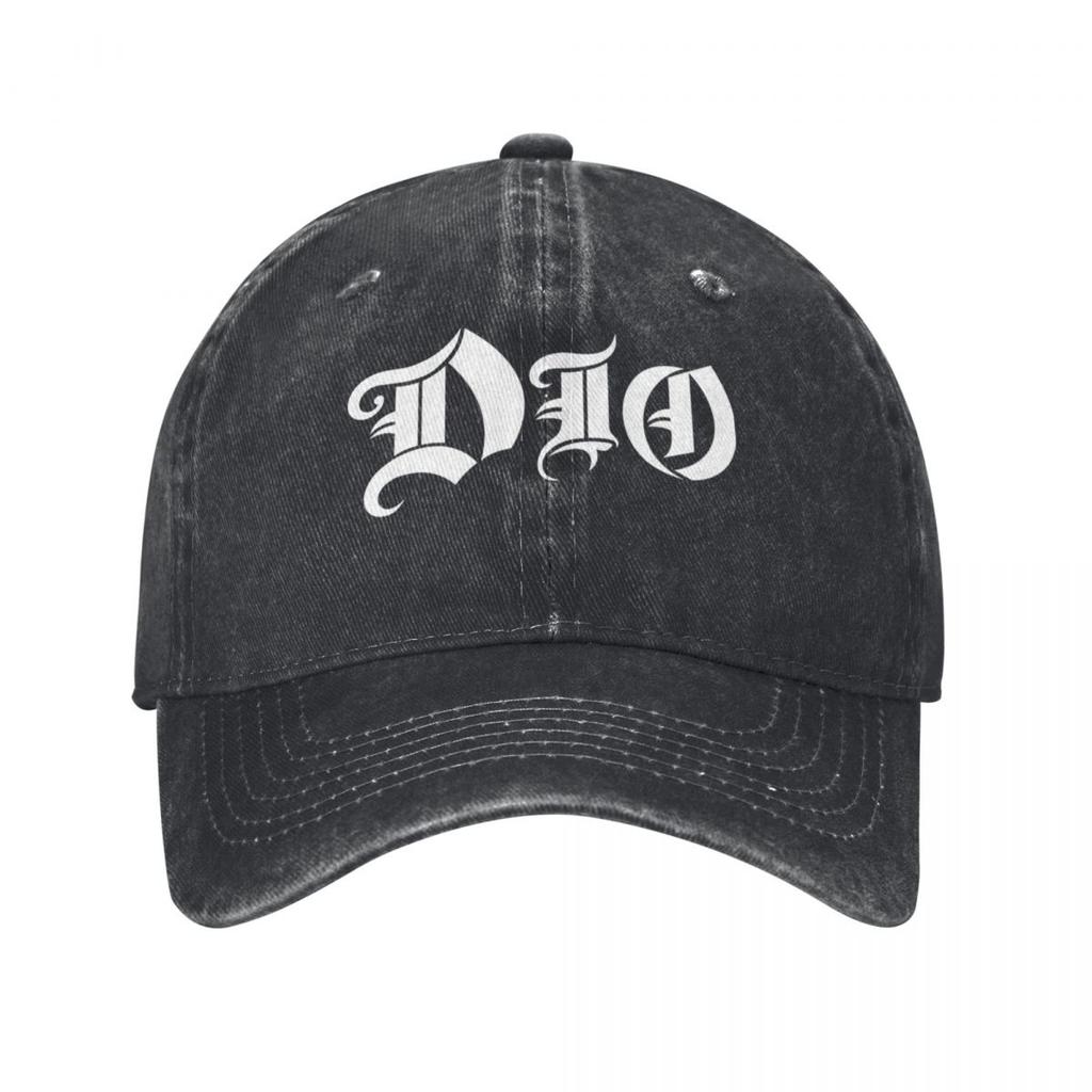 Винтажная бейсболка 80-х Heavy Metal Dio Мужская Женская Потертая Стиранная Головной Убор Для Тренировок На Открытом Воздухе Неструктурированная Мягкая Кепка Шляпа - M...