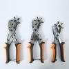 Power-Assisted Leather Hole Punch Pliers - Oval & Full Circle Effort-Saving Design