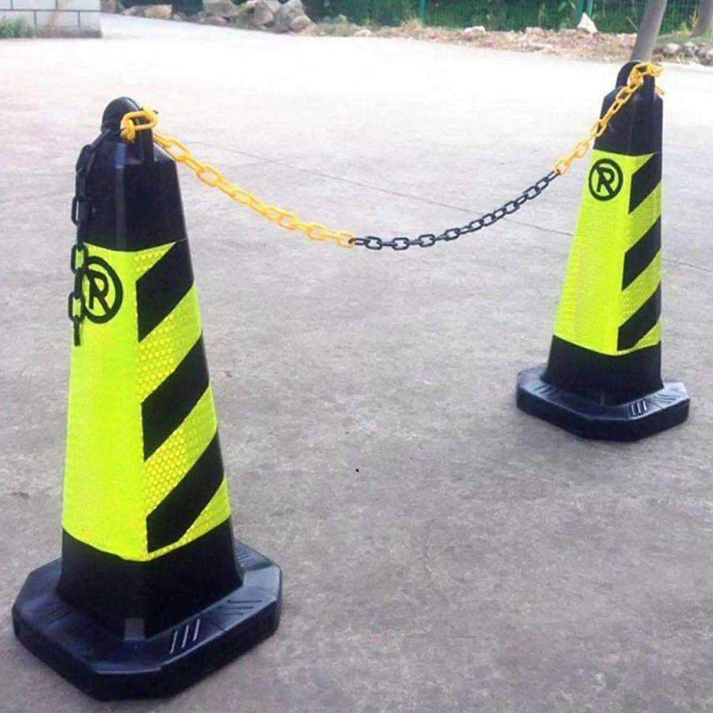 5m Traffic Chain Barrier Link 6mm/8mm/10mm Crowd Control Barrier Warning Safe