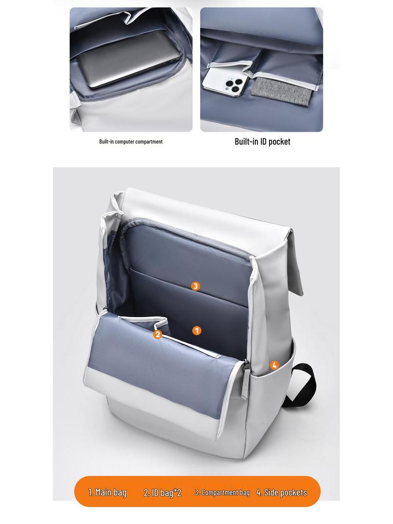 Мужской рюкзак-трансформер с магнитной застежкой: Высококлассная трансграничная мода для отдыха и деловых поездок