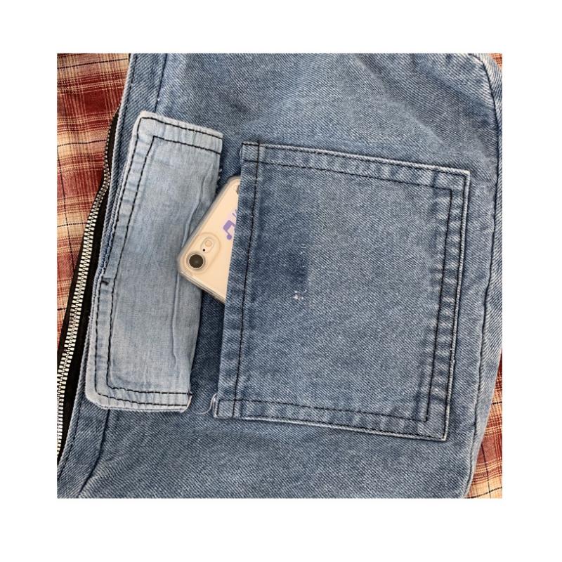 Сумка из джинсовой ткани, женская сумка-мессенджер, простая модная маленькая сумка, студенческая сумка на плечо, универсальная холщовая сумка