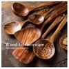 7 шт./компл., посуда из натурального дерева, ложка, дуршлаг, специальная нано-скиммер для супа, кухонная ложка, деревянная кухонная ложка, набор инструментов