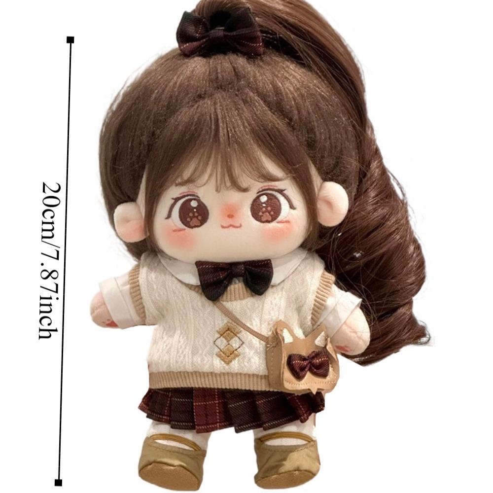 1 комплект Платье принцессы 20 см Одежда для хлопковой куклы Мода Одежда для куклы без атрибутов 20 см Хлопковая кукла
