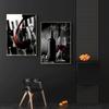 Fashion Oil Painting Red Wine Cup Art Canvas Painting Bar Poster Living Room Corridor Wall Painting Home Decoration Mural No Frame