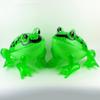 Светящийся надувной зеленый прыгающий шарик-лягушка-жаба в виде джунглей, игрушка в виде животного, детский подарок