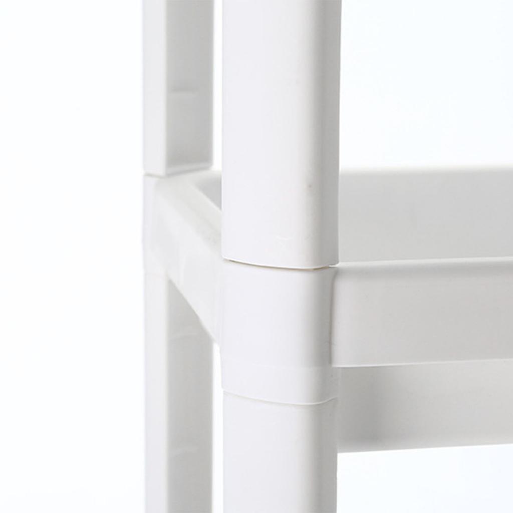 Двухъярусная напольная полка для хранения вещей в ванной комнате со сливным отверстием, многофункциональная, устойчивая, экономящая место