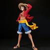 24 см Фигурка Аниме One Piece Луффи - GK Стоячая Поза Надавливающая на Шляпу Модель Статуэтка для Мальчиков Фанатов Коллекционная Новый Стиль
