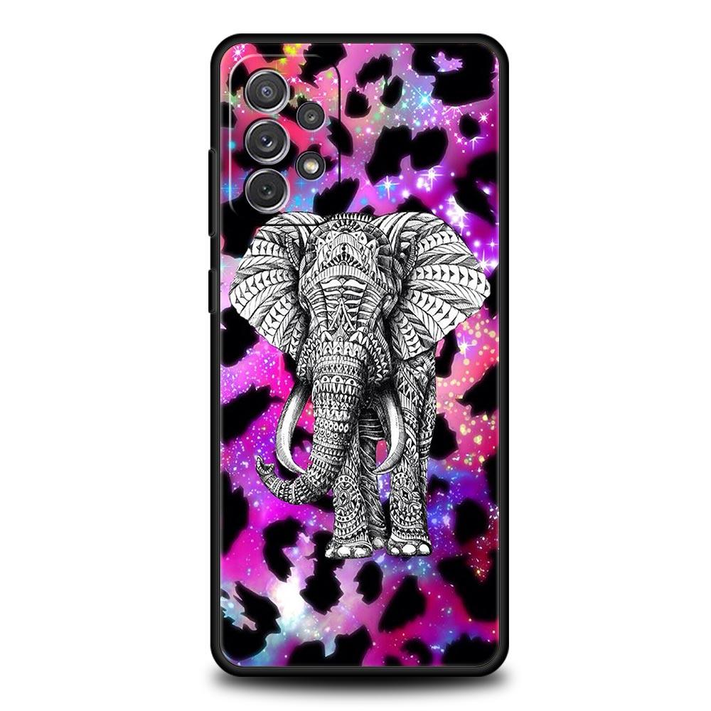 Animal Elephant Case for Samsung A51 A71 A21S A12 A11 A15 A25 A31 A41 A52 A32 A23 A33 A53 A73 A03S A05S A13 5G A72 A54 A34 Cover