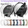 Plating Case For Samsung Galaxy Watch 7 40mm 44mm Samrt Watch Strap Full Bumper TPU Protective Cover Screen Protector