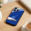Чехол для телефона с рисунком самолета для iPhone 17, 16, 15, 14, 13, 12 Plus, Max, мягкий силиконовый, черный