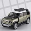 Large 1/18 Scale Land Rover Defender 110 Off Road SUV Alloy Metal Diecast Model Car Computer Desktop Ornament