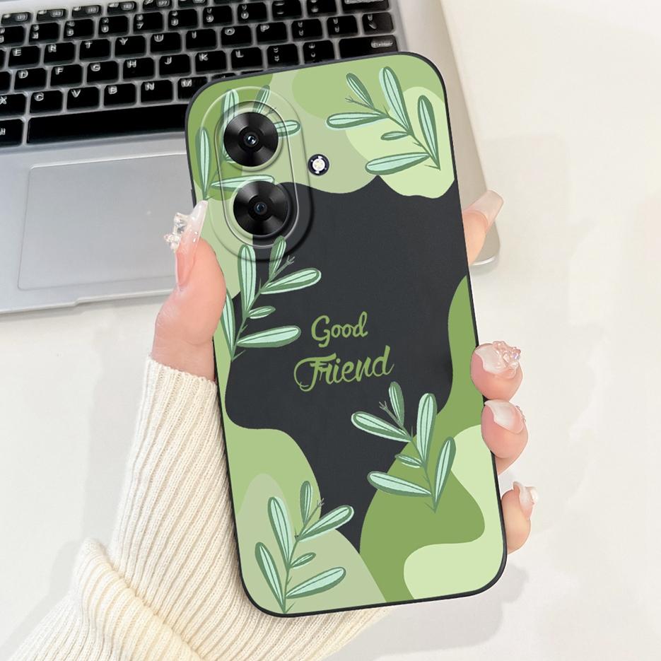 Чехол для Realme Note 60 Роскошный Чехол с Художественной Росписью Ударопрочный Мягкий Силиконовый Чехол для Телефона Для Realme Note 50 Note50 Note60 Задняя Крышка