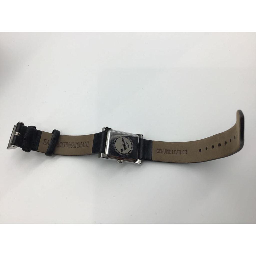 Used EMPORIO ARMANI / With box / With manual / Emporio ARMani watch square black