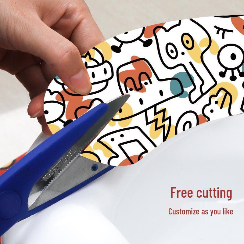 Детская мультяшная самоклеящаяся моющаяся подушка-накладка на сиденье унитаза