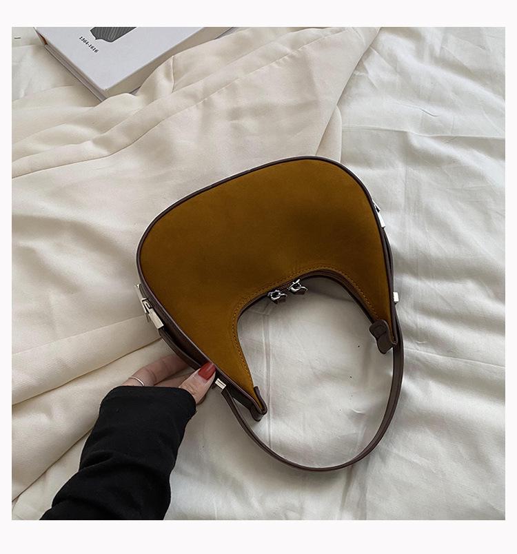 Женская матовая сумка подмышку - Высококачественная весенняя сумка-пельмень 2025 года и универсальная сумка через плечо