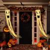 Halloween Ghost Windsock Flag 40 Inch Outdoor Hanging Decor Spooky Flying Ghost Wind Socks for Yard Patio Garden Pathway Tree Decor