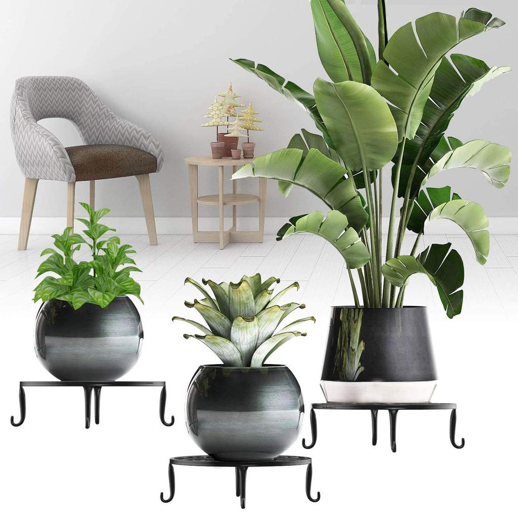 BOLESKA подставка для цветов Железная подставка для цветов Подставка для цветочных горшков Подставка для горшков с кошачьими лапками Тарелка Декоративная подставка Садоводство Антиквариат Для дома Улицы Стильные предметы