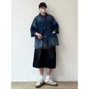 Summer New Chinese Style Vintage Denim Jacket For Men And Women, Loose Retro Button Washed Denim Top