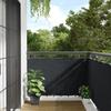 VidaXL Balcony Screen Oxford Fabric Anthracite Privacy Screen Windbreak View Protection 42326