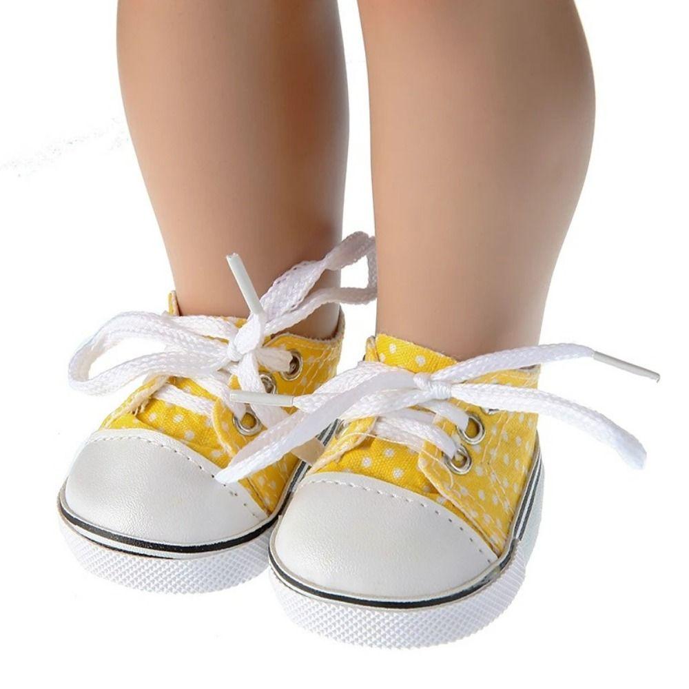 Lace-up BJD Doll Shoes Mini Doll Sneakers Doll Accessories Mini Casual Shoes  Children Toy