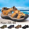Large Size Men's Sandals38-48 Wrapped Men's Sandals Leather Sandals Beach Shoes Hiking Outdoor Leather Sandals