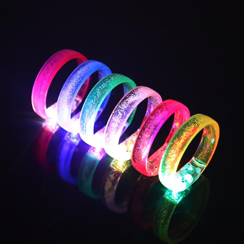 Luminous Glow Bracelet: Flashing Jewelry for Night Markets, Concerts & Parties