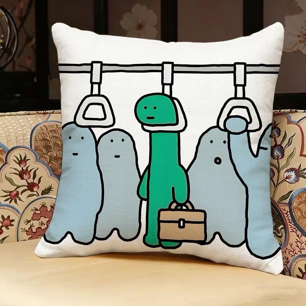 Jjoguman Art Pillow Case Pillowcase Doublesided Printed Sofa Cushion Bedroom Headboard Pillow