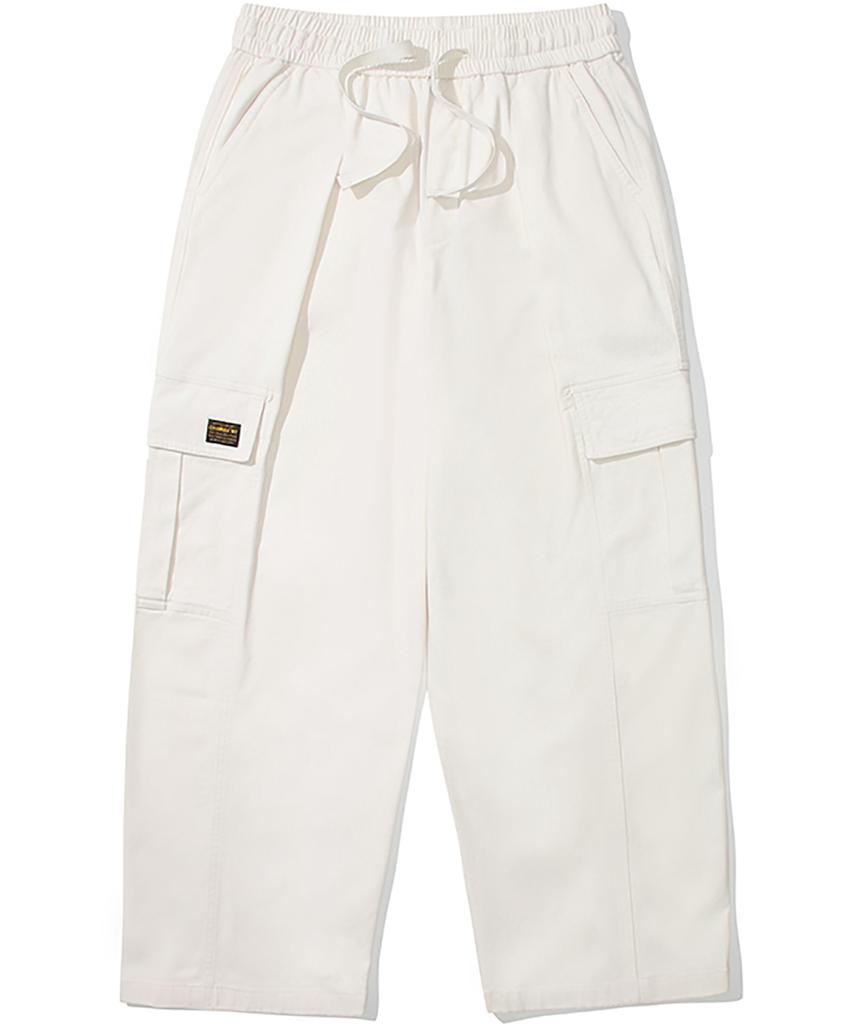 COLUMBIA UNIVERSITY M-Label Wide-Fit Cargo Pants Cream
